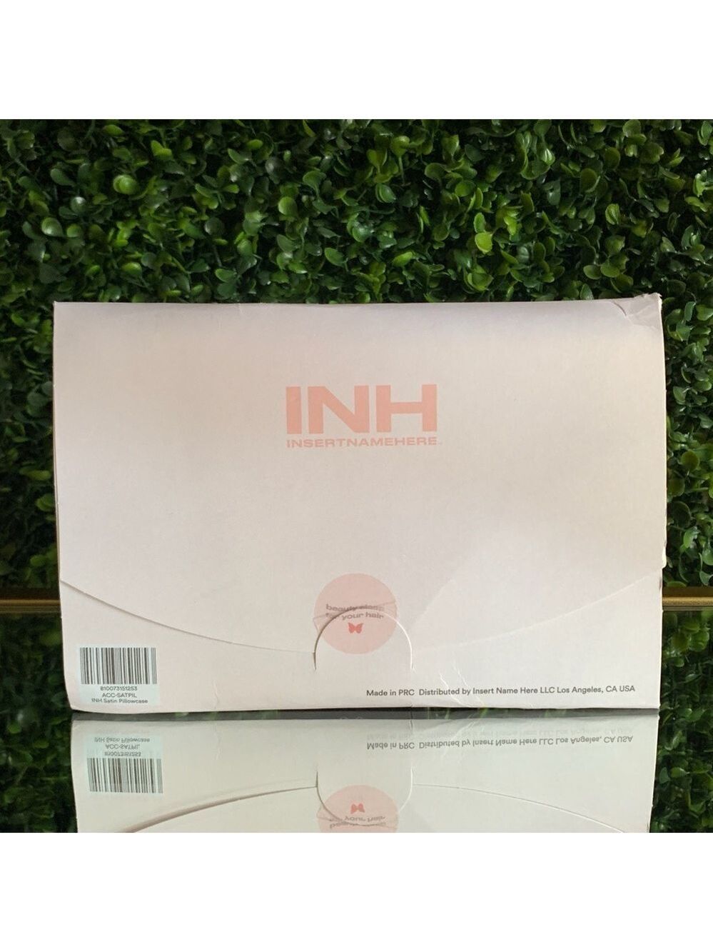 Insert Name Here INH 100% Satin Pillowcase | NEW | Ivory Premium Pillowcase - Picture 12 of 14